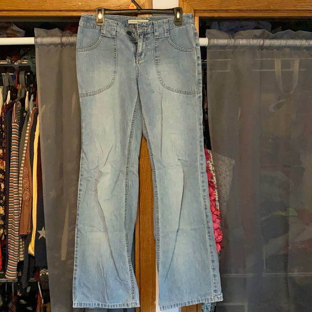 Size 4 Vintage (2004) Flared Tommy Hilfiger Jeans